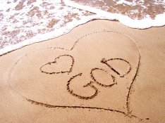 love-God-sand